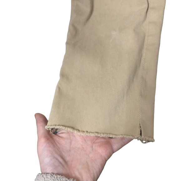 Adriano Goldschmied The Prima Mid-Rise Cigarette Cropped Skinny Khaki Pants - Picture 6 of 13